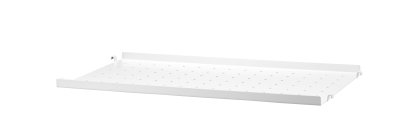 Planche métal String System, 58 x 30 cm, Rebord bas, Blanc