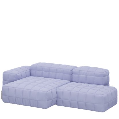 Canapé Henn Sofa Design 2, Accotoir à gauche, Vidar 4 - Bleu lilas 0723