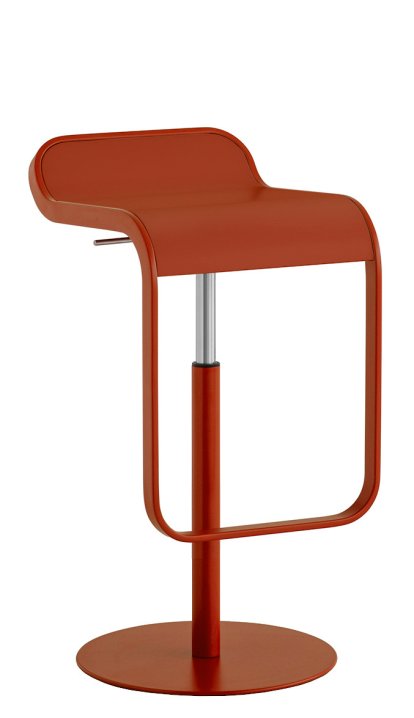 Tabouret LEM, 55-67 cm, Verni brique