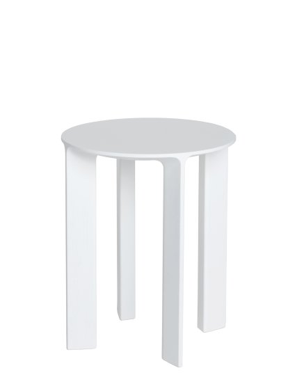 Tabouret Hans, Blanc neige