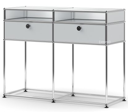 Console USM Haller, Argent mat USM