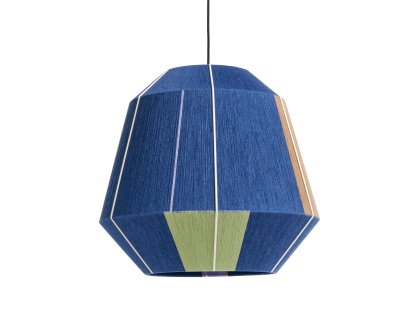 Suspension Bonbon, H 46 x L 50 cm, Tons bleus