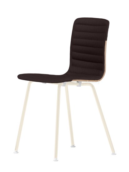 HAL Ply Tube, Chêne clair, Revêtement thermolaqué ivoire, Plano brun