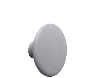 Patère The Dots, M (Ø 13 cm), Gris