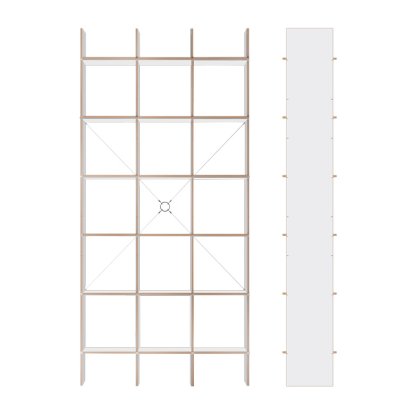 Étagère FNP 4, Blanc MDF