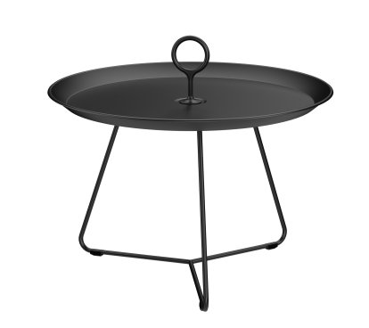 Table d'appoint Eyelet , H 41 x Ø 57,5 cm, Noir
