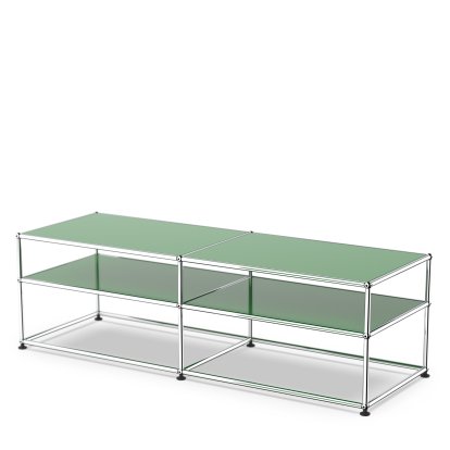 USM Haller table d'appoint type 1, Métal, Vert USM
