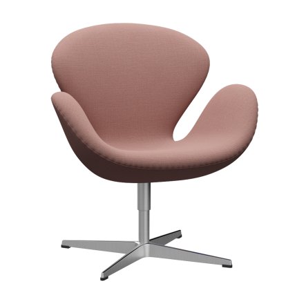 Fauteuil Swan (cygne), Hauteur spéciale 48 cm, Christianshavn, Christianshavn 1131 - Rouge/orange