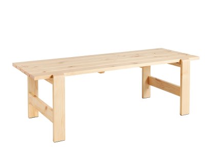 Table Weekday , L 230 x P 83 cm, Pin laqué