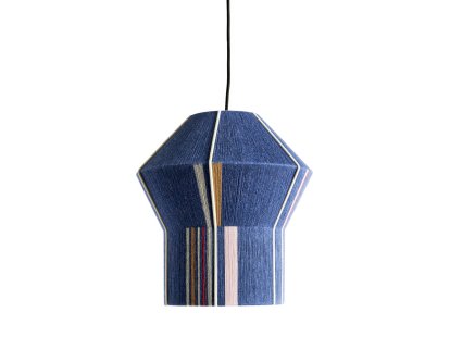 Suspension Bonbon, H 34 x L 31 cm, Petit bleu