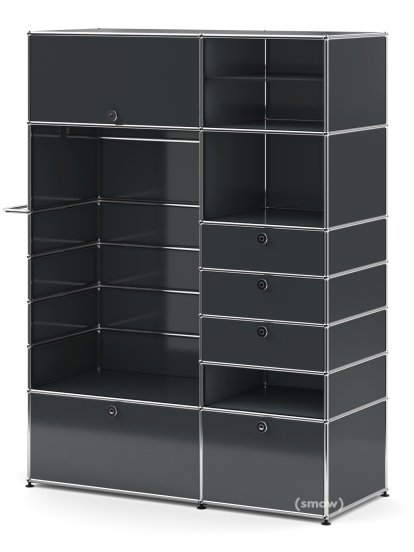 Armoire-penderie USM Haller Type 2, Anthracite RAL 7016
