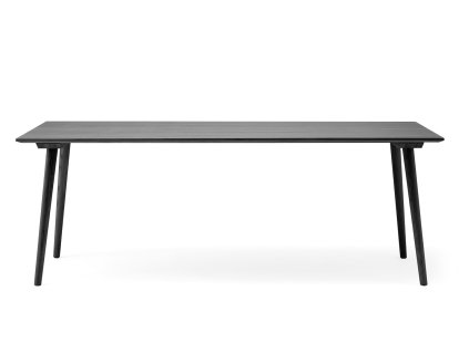 Table rectangulaire In Between, L 200 cm x l 90 cm, Chêne laqué noir