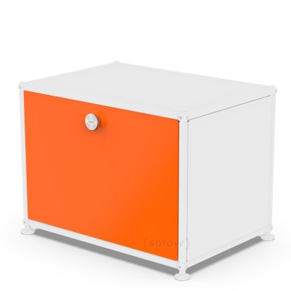 Porte abattante USM Haller, 50 cm x 35 cm, Orange pur RAL 2004