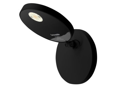 Applique murale Demetra LED, Noir