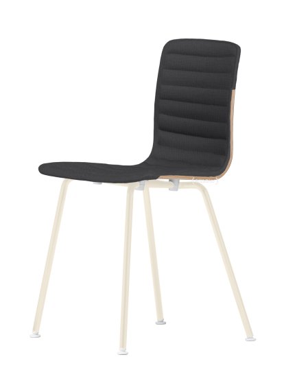 HAL Ply Tube, Chêne clair, Revêtement thermolaqué ivoire, Plano gris foncé