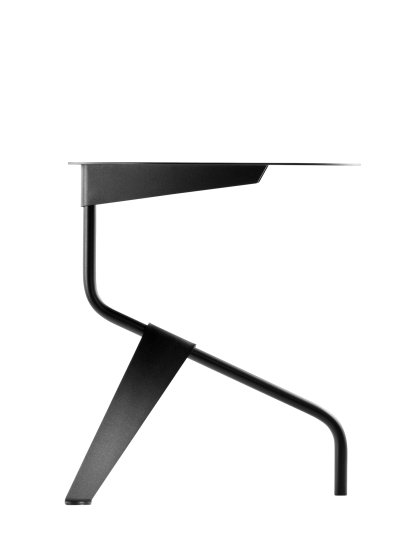 Table d'appoint K5, K5A: Ø 40 x H 45 cm, Noir