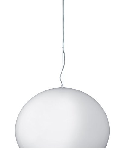 Suspension Big FL/Y, Opaque, Blanc (interieur sombre)