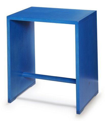 Tabouret Ulmer Hocker in colour, Bleu foncé