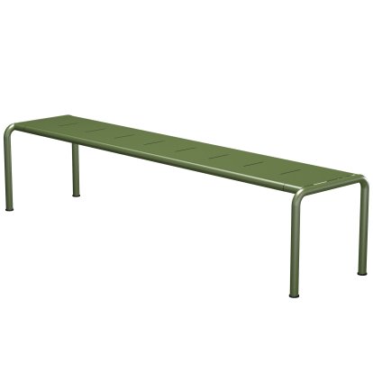 Banc Avanti, 48 x 199,5 cm, Vert olive, Aluminium