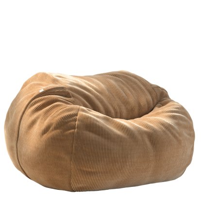 Beanbag Vetsak, L (H 90 x Ø 140 cm), Cord velours - Camel