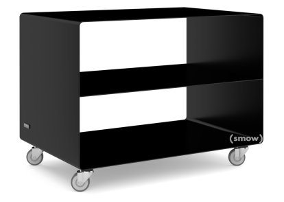 Caisson à roulettes R 103, Monochrome, Noir profond (RAL 9005), Roulettes industrielles
