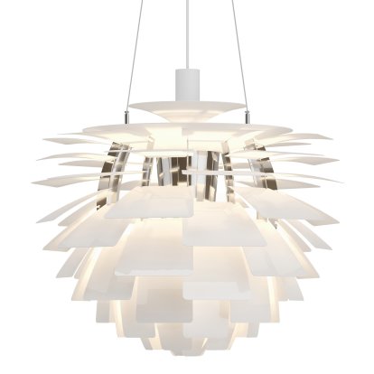 Suspension PH Artichoke, Blanc / acier, Ø 60 cm