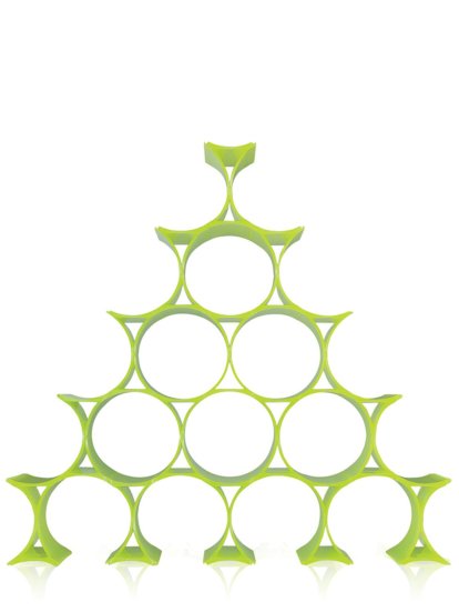 Étagère Infinity, Jaune vert