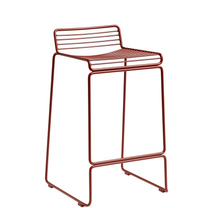 Tabouret de bar Hee , Version cuisine: hauteur de l'assise 65 cm, Rouille