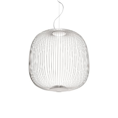 Suspension Spokes, Ø52 cm, Blanc, Non dimmable