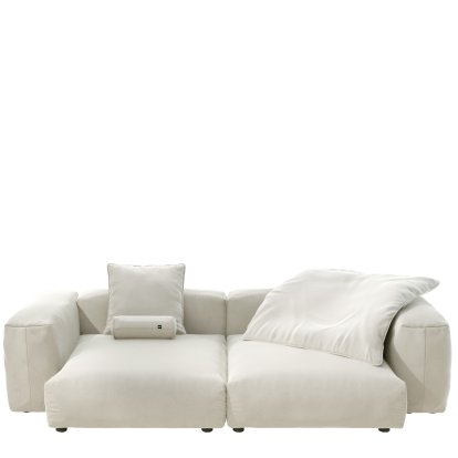 Vetsak Sofa Set 2, XL, Suave - Argile, Avec coussin