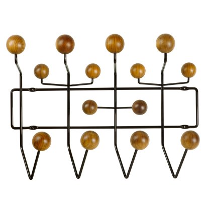 Portemanteau Hang It All, Marron: boules noyer