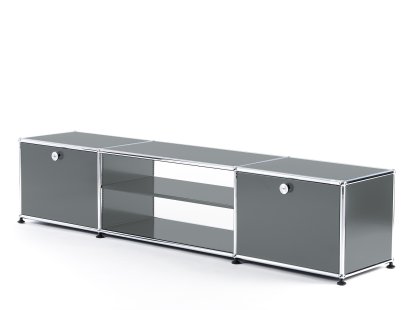 Table TV USM Haller, Gris moyen RAL 7005
