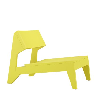Chaise Lounge Schulz, Frêne jaune soufre