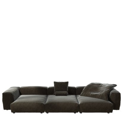 Vetsak Sofa Set 5, Suave - Anthracite, Avec coussin