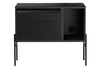 Meuble TV/Hi-Fi Hifive, Hifive 75, Chêne peinté noir