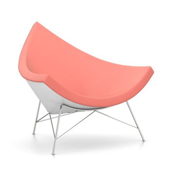 Fauteuil Coconut, Hopsak, Rouge coquelicot / ivoire