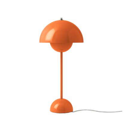 Lampe de table Flowerpot VP3, Orange acidulée