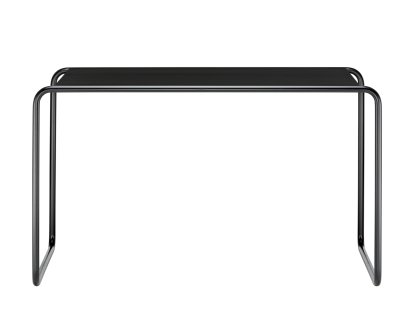 Table S 285/0 Bauhaus, Frêne teinté noir, Noir, avec patins en plastique