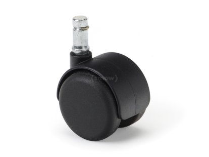 Roulette pour chaises Vitra, For Aluminium Chair/Soft Pad Chair/Lobby Chair (roulettes noires), Roulettes dures pour moquette