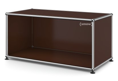 Meuble bas Lowboard M USM Haller ouvert, Marron USM