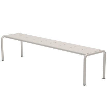 Banc Avanti, 48 x 199,5 cm, Muted White, Aluminium