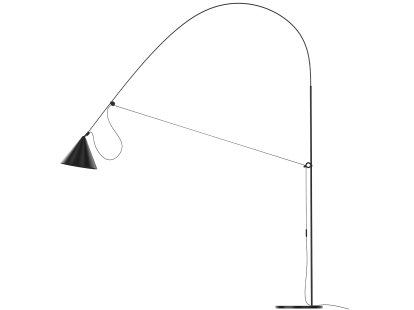 Lampadaire Ayno XL, Noir, Noir, 2700 K