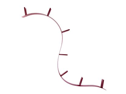 Étagère Bookworm, 7, Opalin, Bordeaux