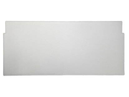 Tapis en cuir pour USM Haller, Rabat de porte intérieur, 75 x 35 cm, Blanc