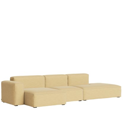 Mags Soft Sofa Combinaison 4, Accotoir à gauche, Yuma 833 - jaune