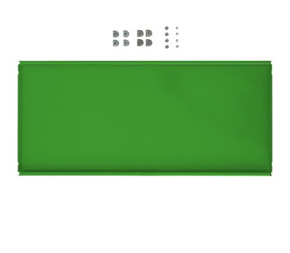 Tablette intermédiaire métallique pour étagère USM Haller, Vert USM, 75 cm x 35 cm