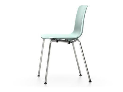 Chaise HAL RE Tube, Gris bleuté RE, Chromé, Empilable