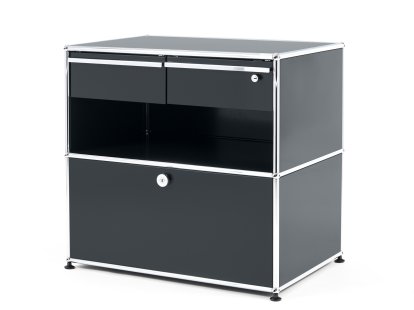 Meuble mixte Sideboard Office M USM Haller, Anthracite RAL 7016
