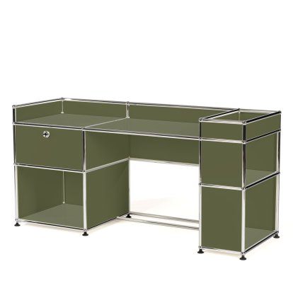 Bureau pour enfants USM Haller, Vert olive RAL 6003