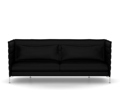 Alcove Sofa, 3 places (H94 x L237 x P84 cm), Credo, Anthracite/éléphant